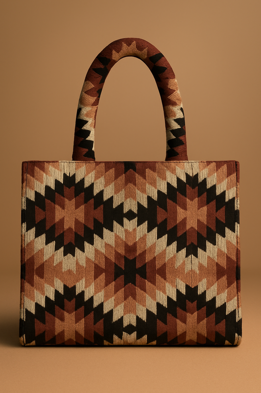 Heritage Tote – Maroon Mandala