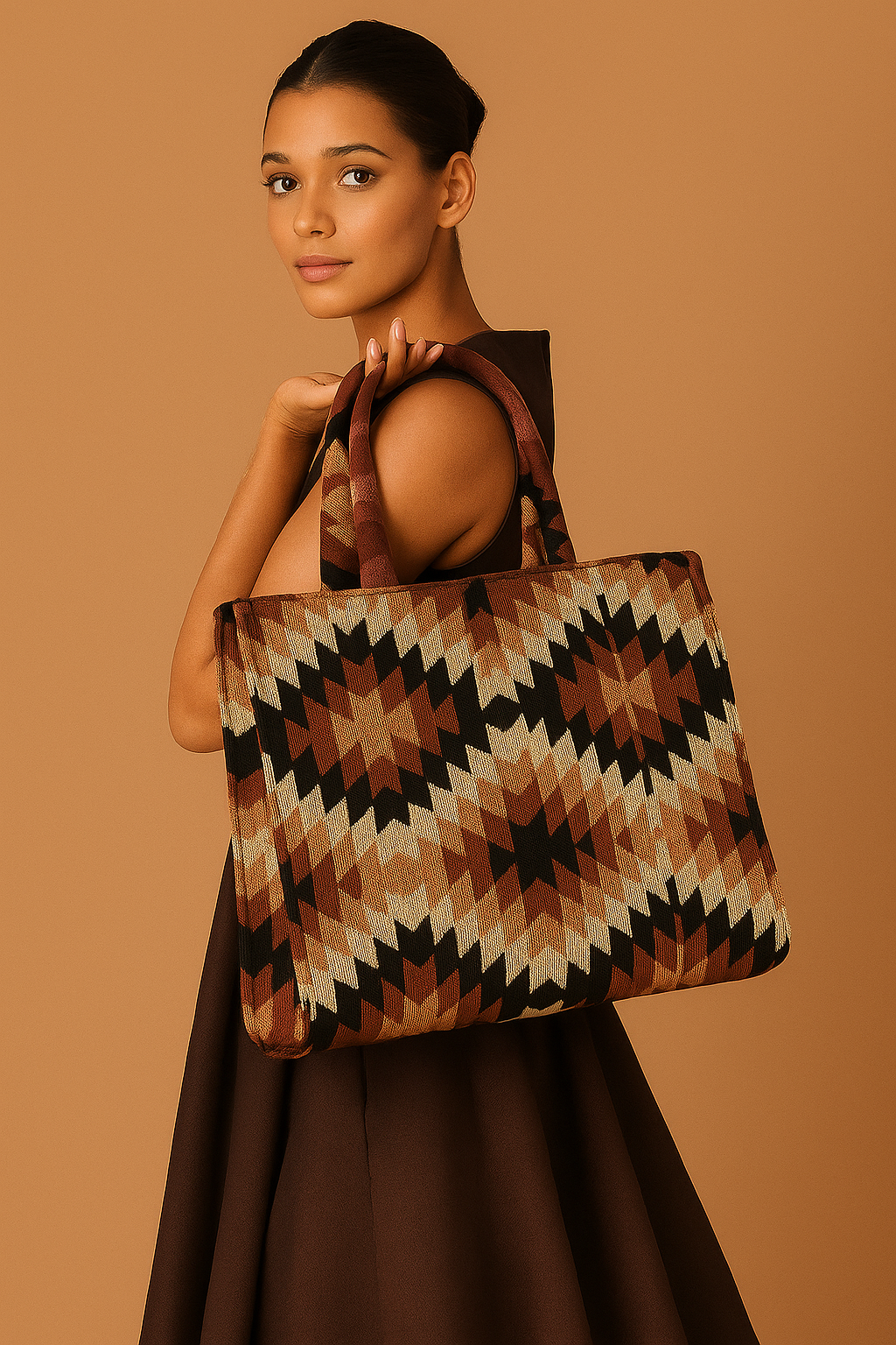 Heritage Tote – Maroon Mandala